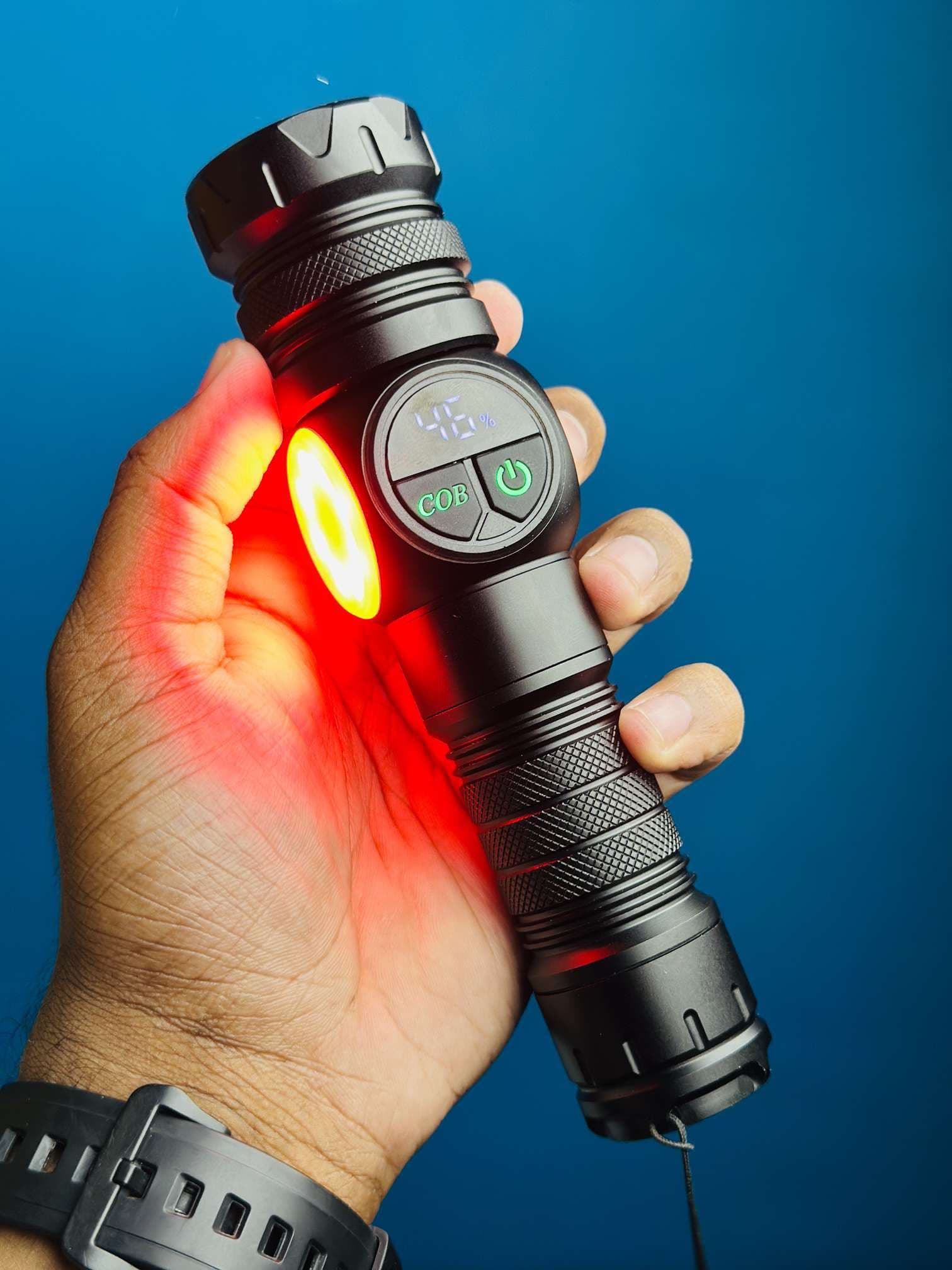 GearUP K60 Rechargeable Flashlight 10W COB + LED Torchlight — 3