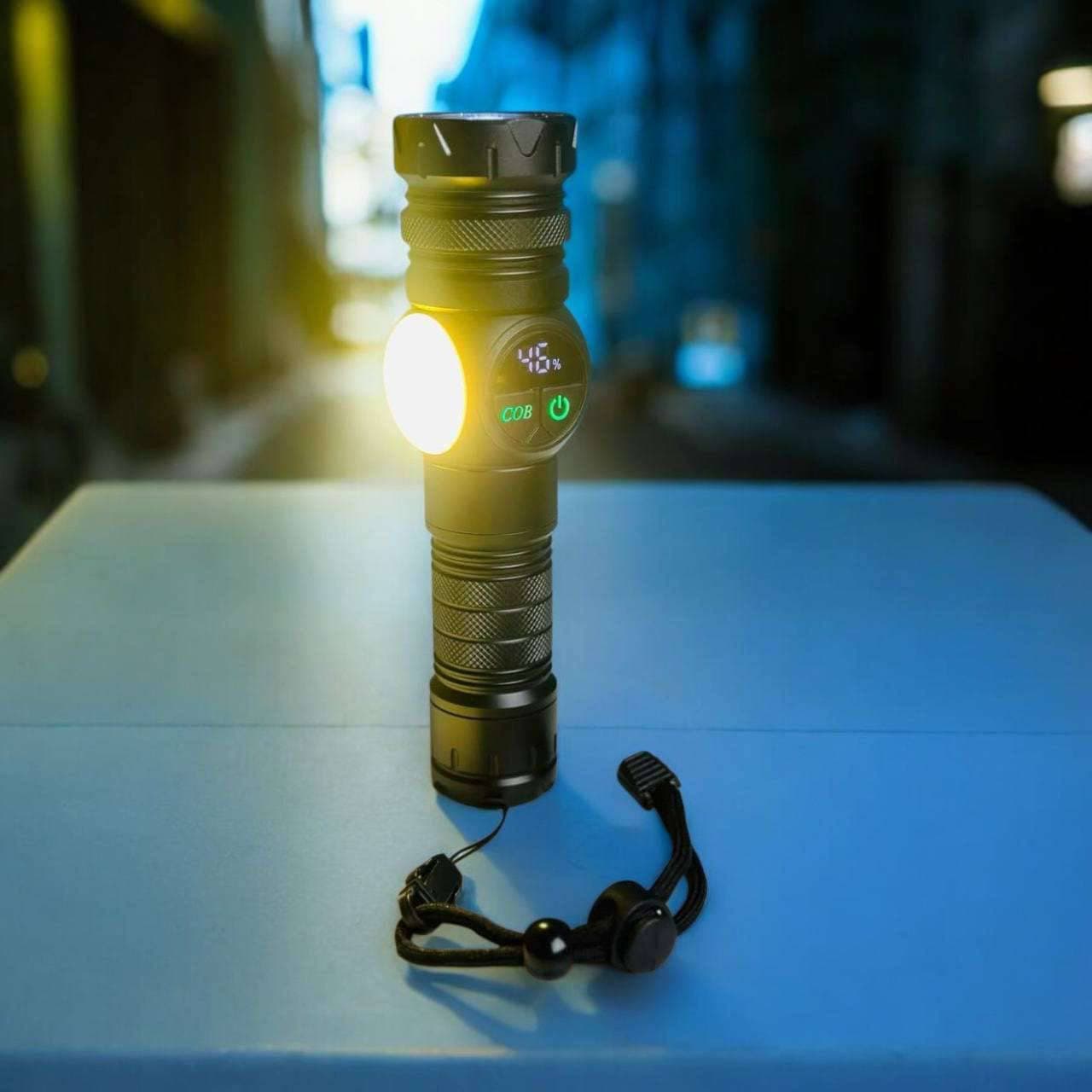 GearUP K60 Rechargeable Flashlight 10W COB + LED Torchlight — 2